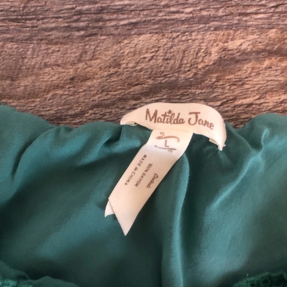 Matilda Jane Women’s Green Large Down In The Valley Sleeveless Lace Maxi Dress - Picture 3 of 7